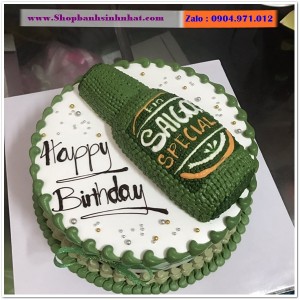 Bánh Sinh Nhật Hình Lon Bia Chai Rượu - LK31